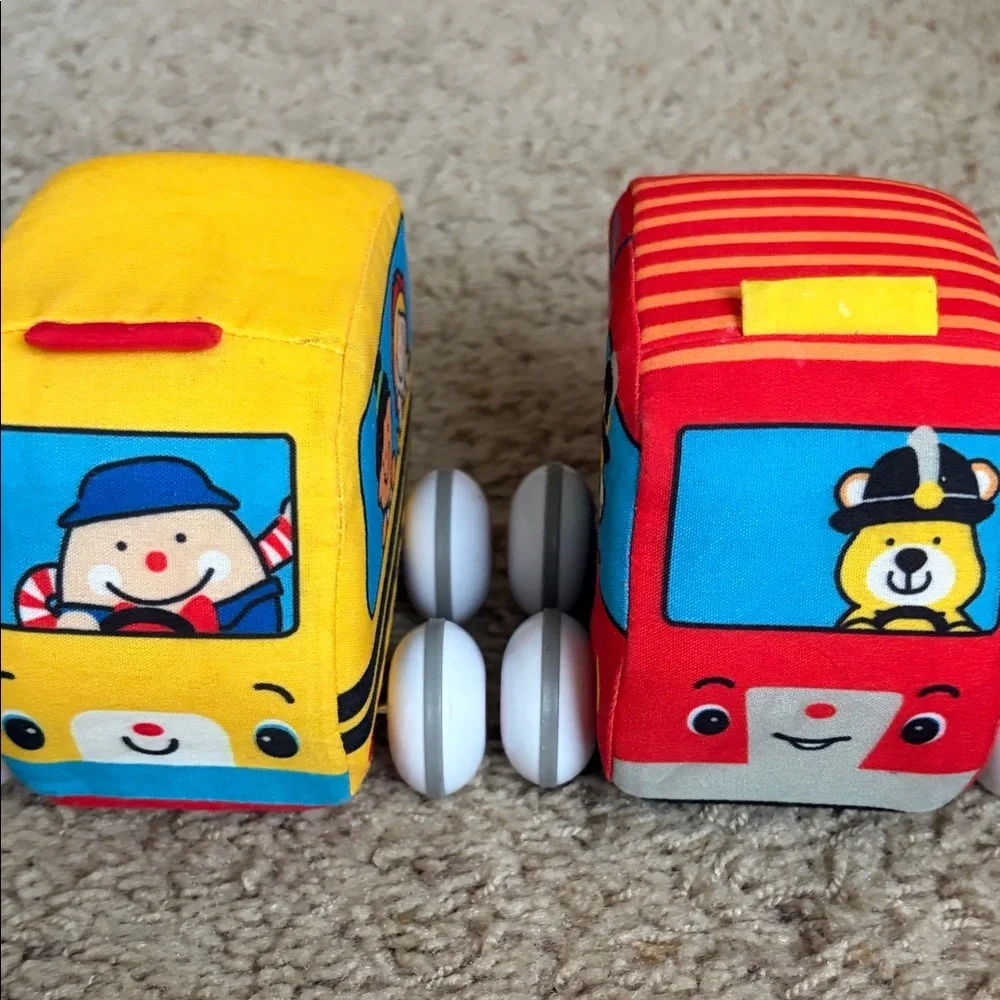 Melissa & Doug Colorful Pull Back Racers Soft Toy Vehicles (Washable)